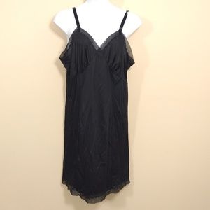 Vintage Plus Size black slip ILGWU some issues